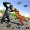 大猩猩恐龙袭击(Gorilla Dinosaur Attack)