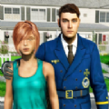 警察爸爸虚拟家庭(Virtual Life of Police Dad Games)