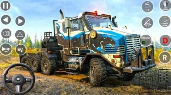 越野泥浆驾驶卡车(Offroad Mud Driving Truck Games)